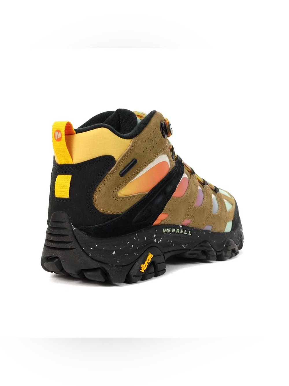 Women’s Merrell Moab 3 x Unlikely Hikers Collab Mid Multicolor Hiking Boots 8.5 - Picture 8 of 13